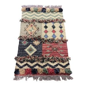 Classic Moroccan Tribal Colorful Bright 3X5 Kilim Boho Multicolor Area Rug